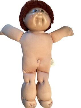 Vintage 1982 Cabbage Patch Doll*Xavier Roberts* No Clothes *Brown hair & eyes